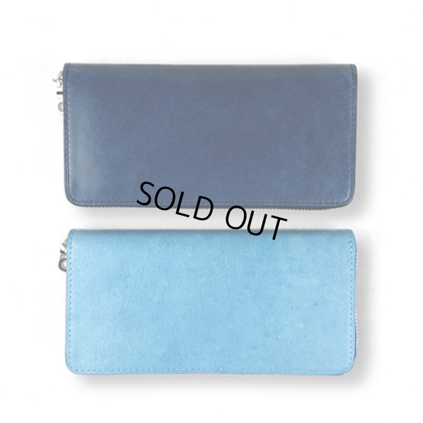 画像12: BAGGYPORT  / バギーポート コーアイ 藍染レザーウォレット (12)