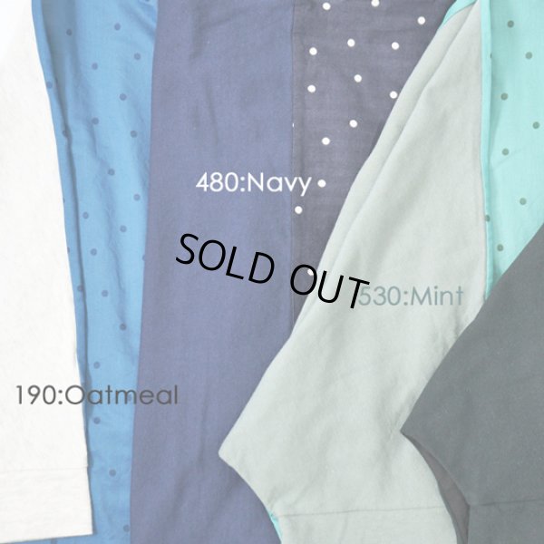 画像9: NATURAL LAUNDRY / ナテュラルランドリー 先染めパネル 2WAYプルオーバー (9)