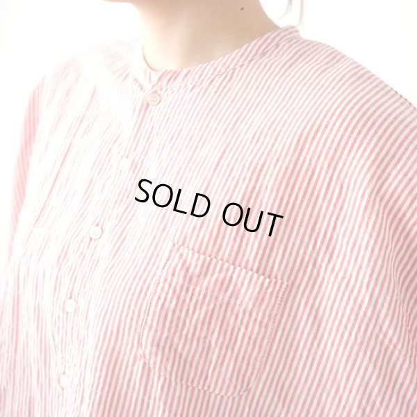 画像2: NATURAL LAUNDRY / ナテュラルランドリー シャーリング ランドスケープシャツ (2)