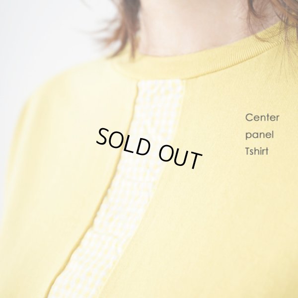 画像3: NATURALLAUNDRY / ナテュラルランドリー L度詰天竺 センターパネルTシャツ (3)