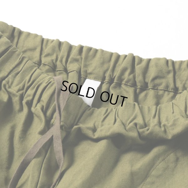 画像4: prit / プリット 綿麻キャンバス 8分丈コクーンパンツ (4)