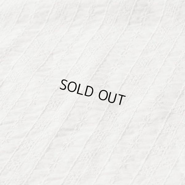 画像4: prit / プリット ハイゲージ天竺×ローンパターンフラワー刺しゅう 切替ショートスリーブプルオーバー (4)