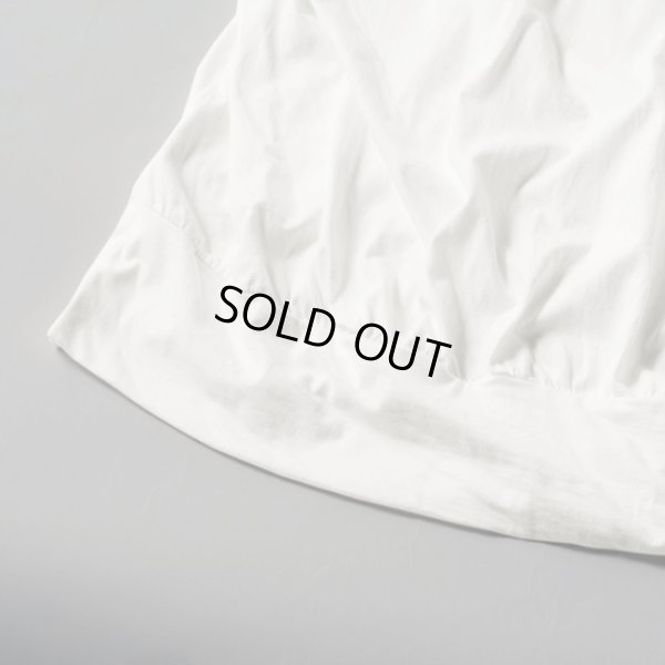 画像7: prit / プリット ハイゲージ天竺×ローンパターンフラワー刺しゅう 切替ショートスリーブプルオーバー (7)