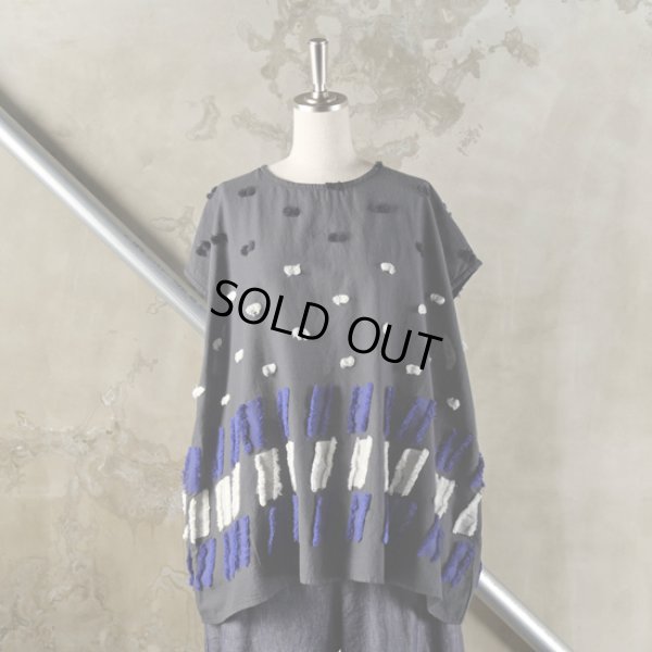 画像8: tumugu / ツムグ パネルカットジャガードプルオーバー (8)