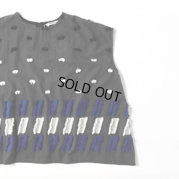 画像5: tumugu / ツムグ パネルカットジャガードプルオーバー (5)