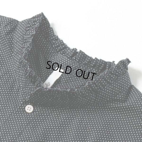 画像5: grin / グリン ブロード フリルネックブラウス (5)