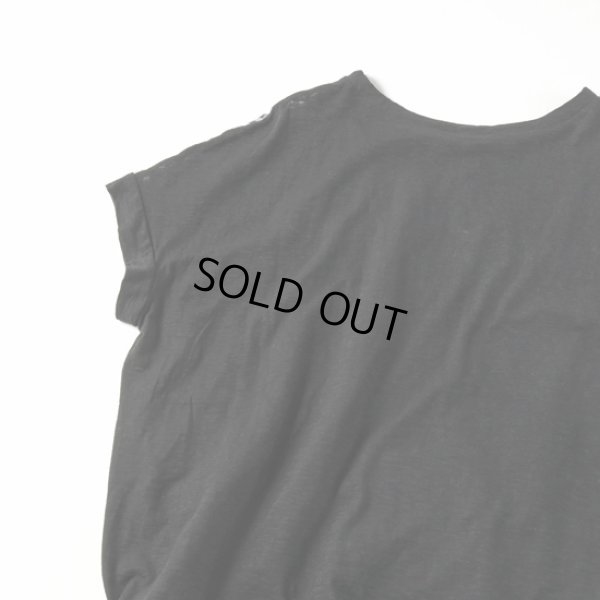 画像7: prit / プリット 天竺×フレンチリネン ギンガムチェック切替 ショートスリーブプルオーバー (7)