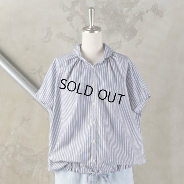 画像11: NATURAL LAUNDRY / ナテュラルランドリー ダンガリーストライプ フレンチドローシャツ (11)