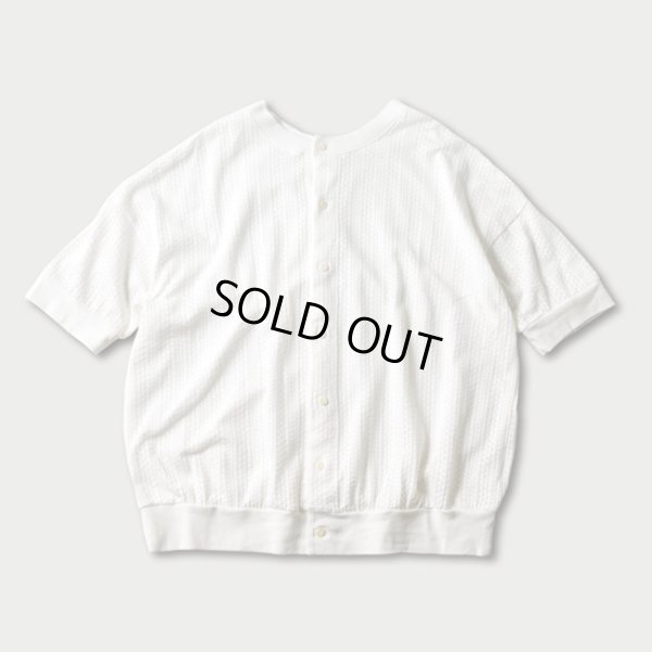 画像7: prit / プリット ボックスメッシュ クルーネック2wayカーディガン (7)