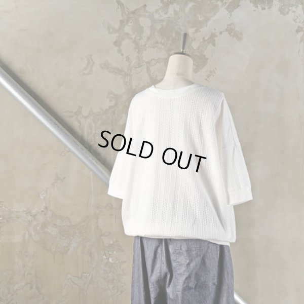 画像13: prit / プリット ボックスメッシュ クルーネック2wayカーディガン (13)