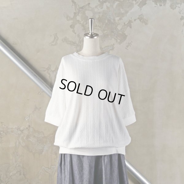 画像10: prit / プリット ボックスメッシュ クルーネック2wayカーディガン (10)