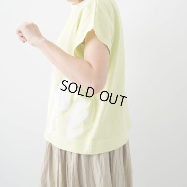 画像3: grin / グリン マナプール天竺 シルエットプリントTシャツ (3)