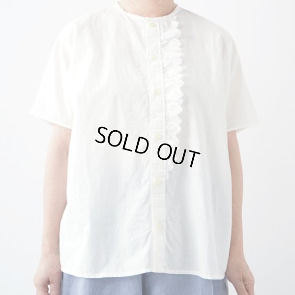 画像4: grin / グリン CLキャンブリック フリルシャツ (4)