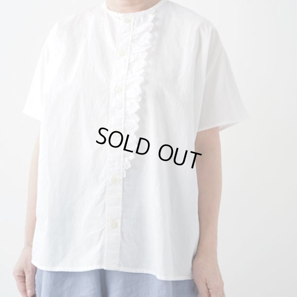 画像6: grin / グリン CLキャンブリック フリルシャツ (6)