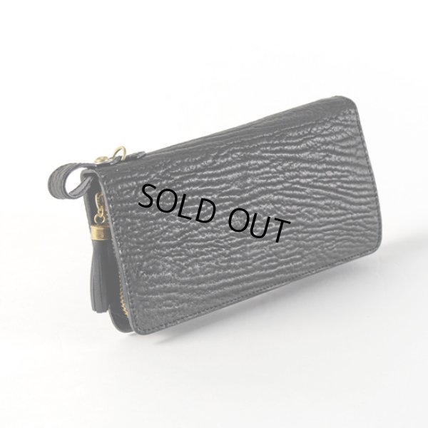 画像2: KCs / ケイシイズ タッセルラウンドジップウォレット シャーク (2)