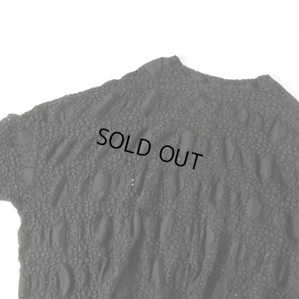 画像6: mizuiroind / ミズイロインド シアーパターン ニットショートカーディガン (6)