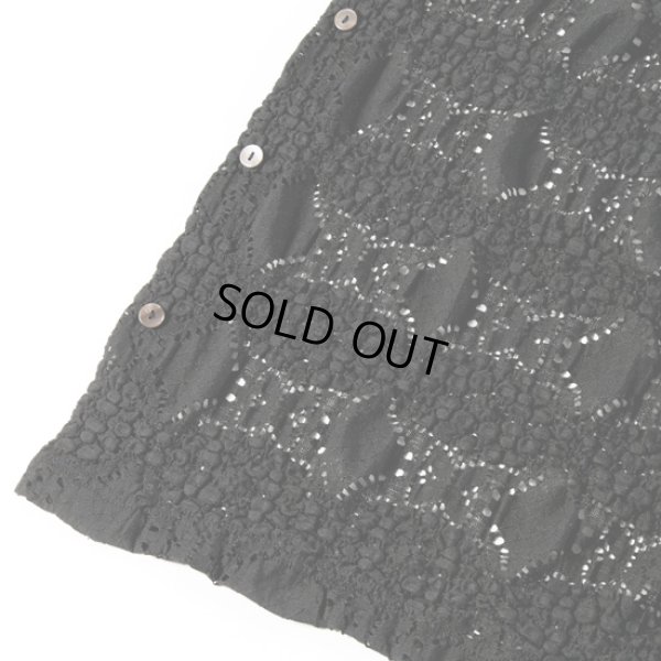 画像5: mizuiroind / ミズイロインド シアーパターン ニットショートカーディガン (5)