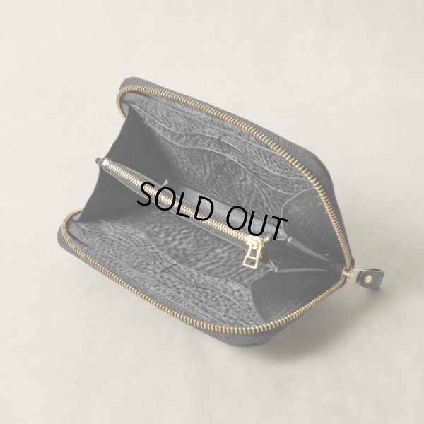 画像3: Re-ACT / リアクト アラスカレザー ラウンドファスナーロングウォレット (3)