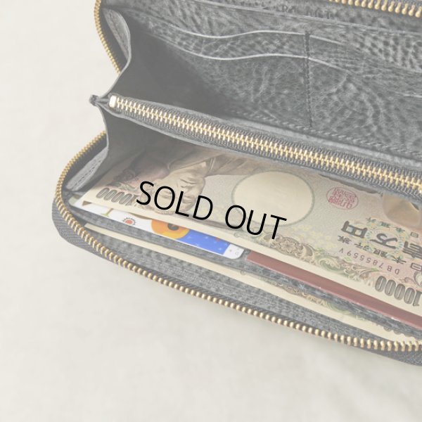 画像5: Re-ACT / リアクト アラスカレザー ラウンドファスナーロングウォレット (5)