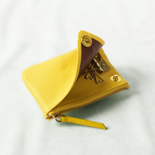 画像5: mononogu / もののぐ スナップキーケース ヤギ革 (5)