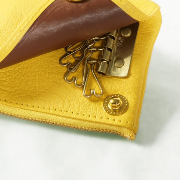 画像6: mononogu / もののぐ スナップキーケース ヤギ革 (6)