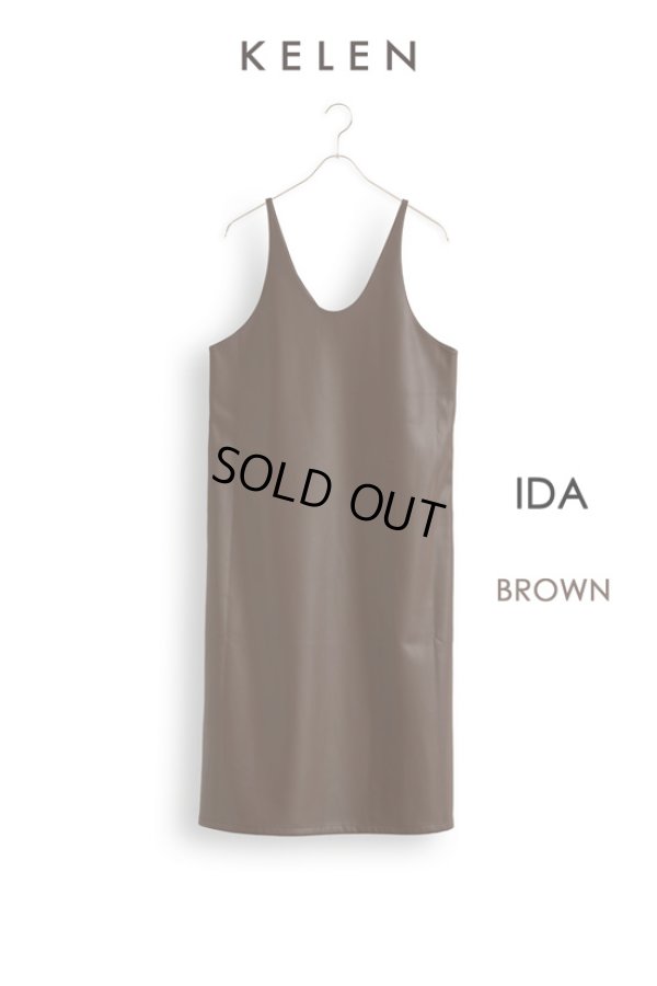 画像12: KELEN / ケレン 2WAYエコレザー ストラップドレス IDA (12)