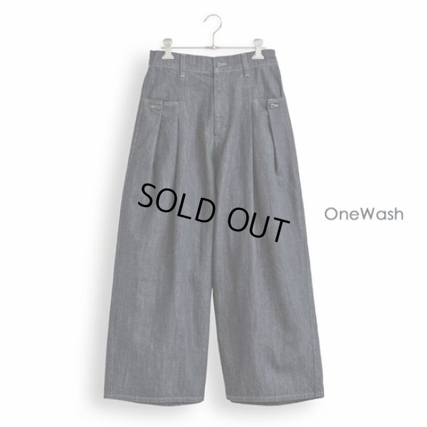 画像10: KELEN / ケレン ポケットデザインワイドデニム PARDAR (10)