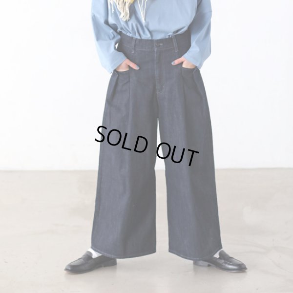 画像2: KELEN / ケレン ポケットデザインワイドデニム PARDAR (2)