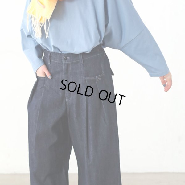 画像9: KELEN / ケレン ポケットデザインワイドデニム PARDAR (9)