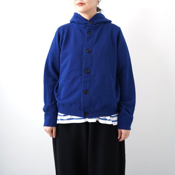 画像3: grin / グリン コーマ裏毛 フードカーディガン (3)