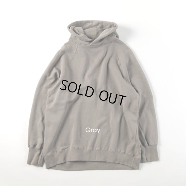 画像10: prit / プリット セントラル裏毛タンブラー起毛 ラグランスリーブフードプルオーバー (10)