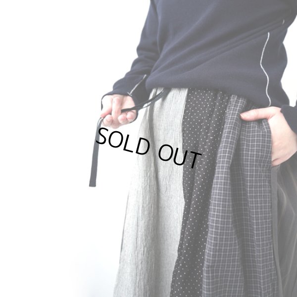 画像6: NATURAL LAUNDRY / ナテュラルランドリー パッチワークシャーリングスカート (6)