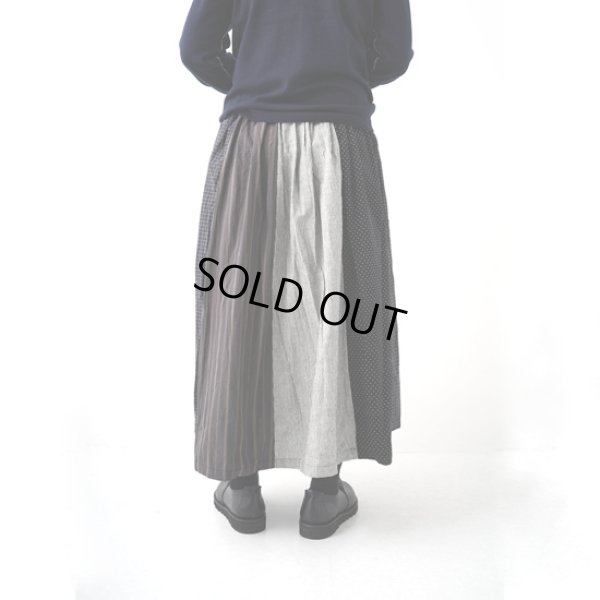 画像4: NATURAL LAUNDRY / ナテュラルランドリー パッチワークシャーリングスカート (4)