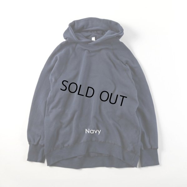 画像11: prit / プリット セントラル裏毛タンブラー起毛 ラグランスリーブフードプルオーバー (11)