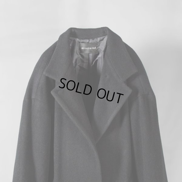 画像8: mizuiroind / ミズイロインド ウールブレンド スタンドカラーコート (8)