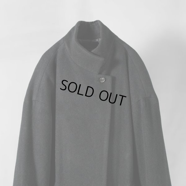 画像6: mizuiroind / ミズイロインド ウールブレンド スタンドカラーコート (6)