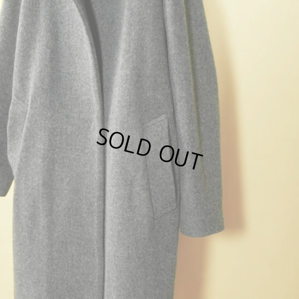 画像13: mizuiroind / ミズイロインド ウールブレンド スタンドカラーコート (13)