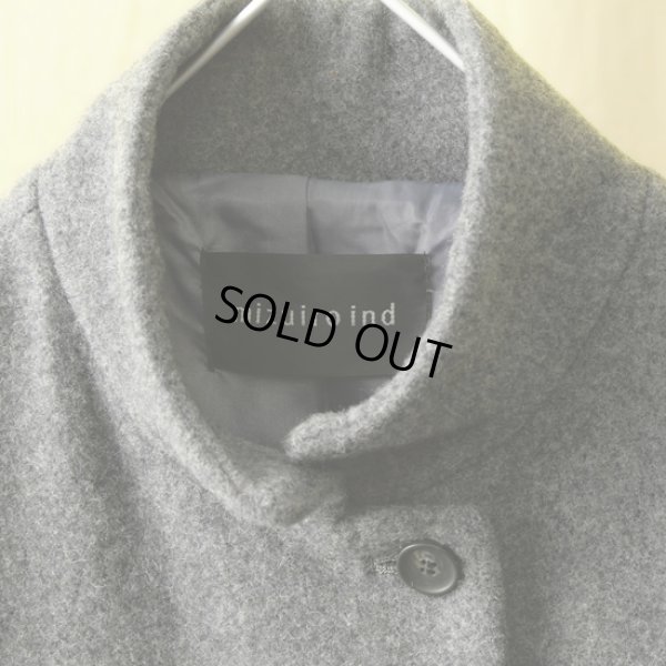 画像11: mizuiroind / ミズイロインド ウールブレンド スタンドカラーコート (11)