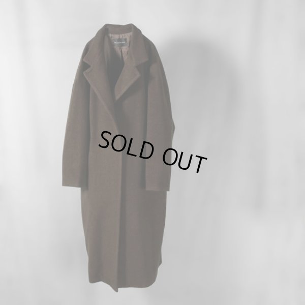 画像3: mizuiroind / ミズイロインド ウールブレンド スタンドカラーコート (3)