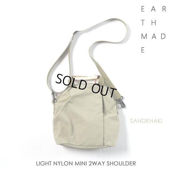 画像12: EARTH MADE / アースメイド LIGHT NYLON MINI 2WAY SHOULDER (12)