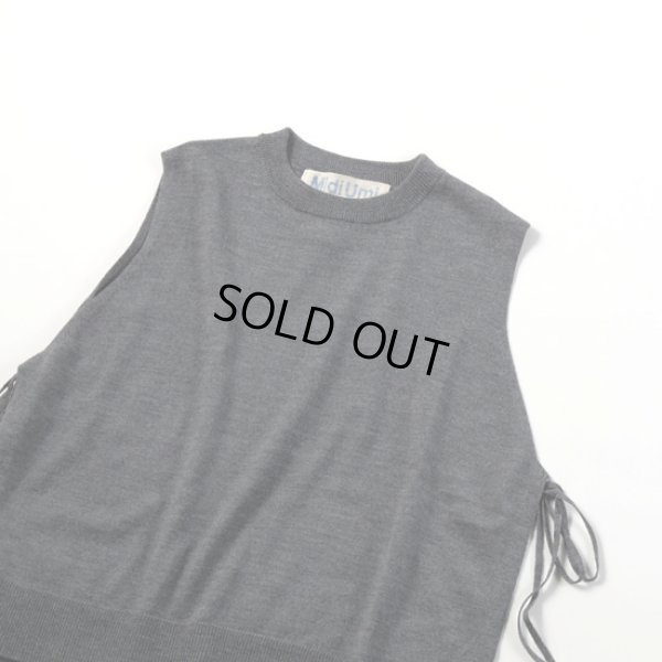 画像3: MidiUmi / ミディウミ サイドリボンベスト (3)