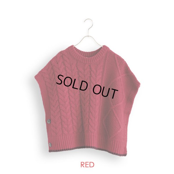 画像20: KELEN / ケレン 2wayデザインニットジレ OSRAM (20)