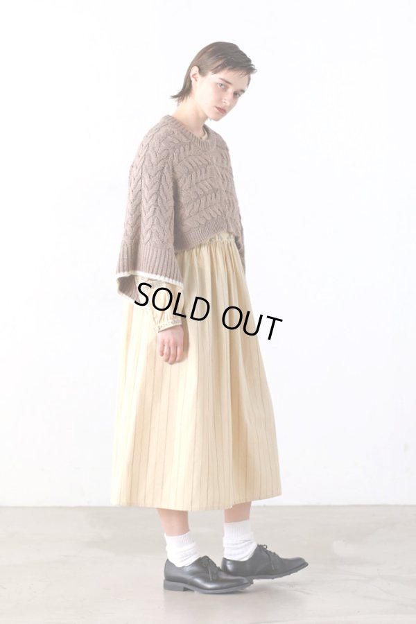 画像2: KELEN / ケレン 2wayデザインニットジレ OSRAM (2)