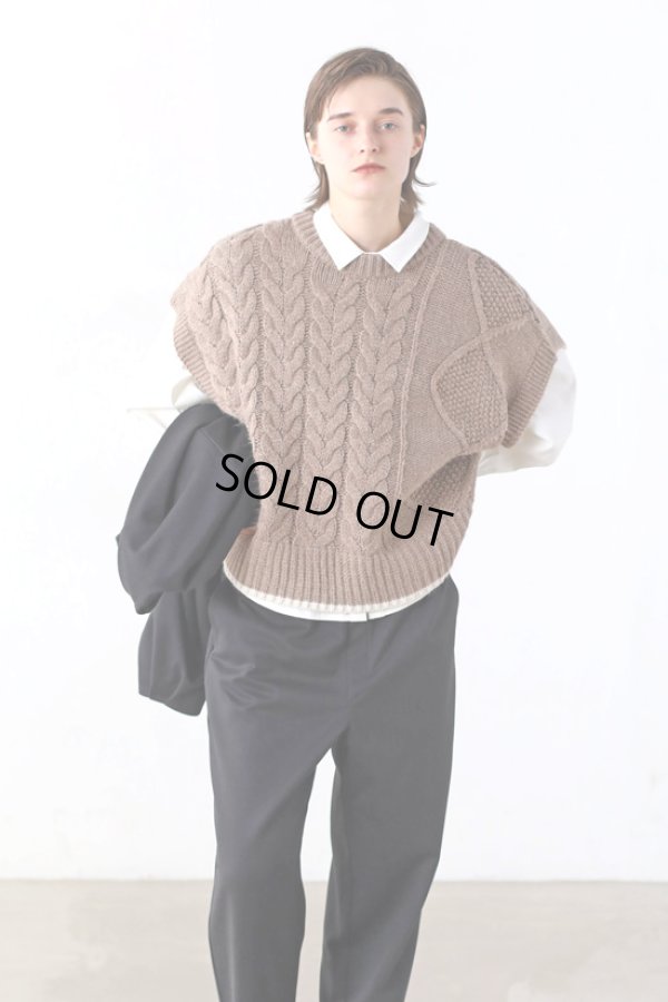 画像9: KELEN / ケレン 2wayデザインニットジレ OSRAM (9)