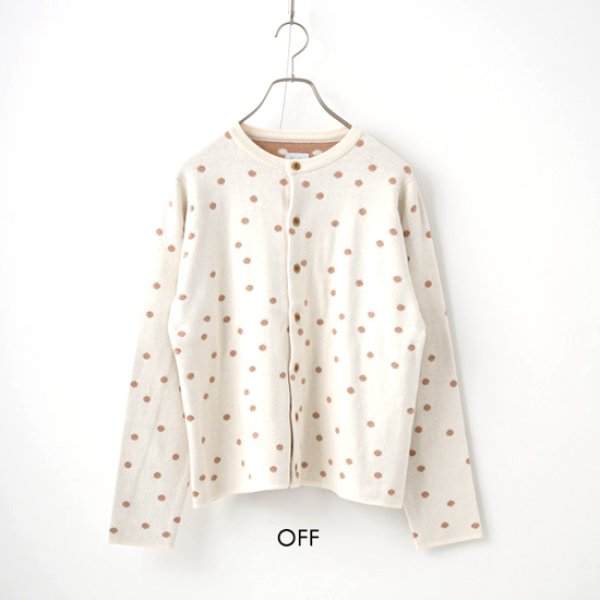 画像11: NATURAL LAUNDRY / ナテュラルランドリー ウォッシャブルニット フロートドット ジャガードカーディガン (11)