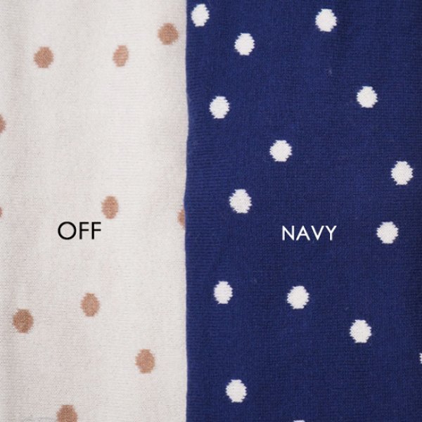 画像12: NATURAL LAUNDRY / ナテュラルランドリー ウォッシャブルニット フロートドット ジャガードカーディガン (12)