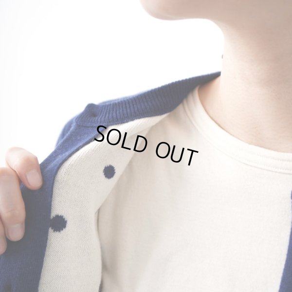 画像9: NATURAL LAUNDRY / ナテュラルランドリー ウォッシャブルニット フロートドット ジャガードカーディガン (9)