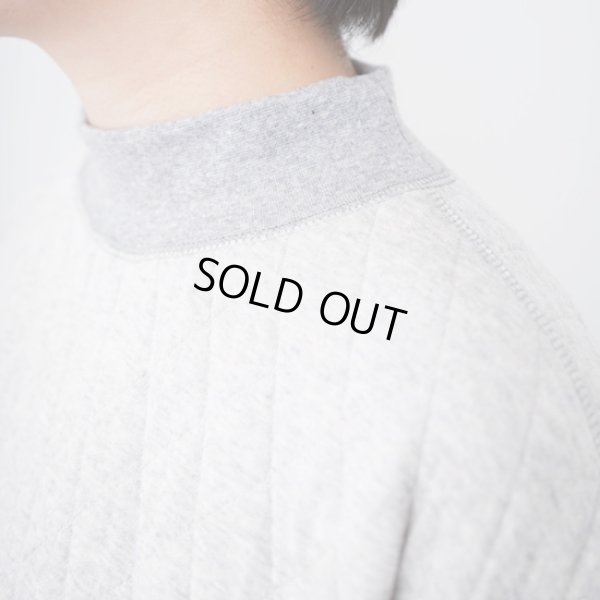 画像12: NATURAL LAUNDRY / ナテュラルランドリー ダイヤキルト リブモックプルオーバー (12)