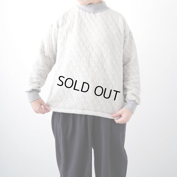 画像9: NATURAL LAUNDRY / ナテュラルランドリー ダイヤキルト リブモックプルオーバー (9)