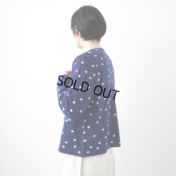 画像6: NATURAL LAUNDRY / ナテュラルランドリー ウォッシャブルニット フロートドット ジャガードカーディガン (6)